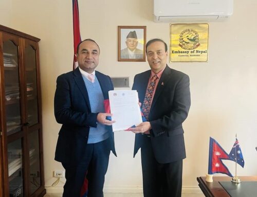 Appointment of Honorary Consul of Nepal for NSW, Australia